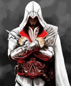 Ezio Assassins Creed paint by number