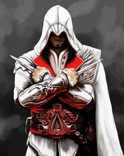 Ezio Assassins Creed paint by number