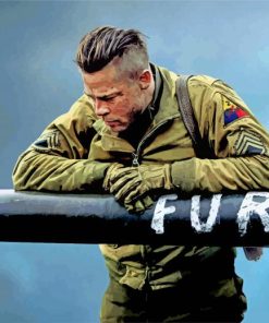 Fury Movie paint by number