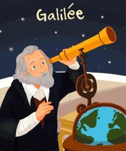 Galileo Galilei Art paint by number