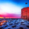 Gediminas Castle Tower Lithuania paint by numbers