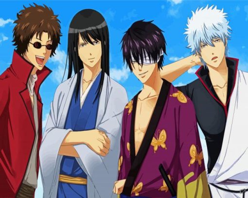 Gintama Anime Manga paint by number