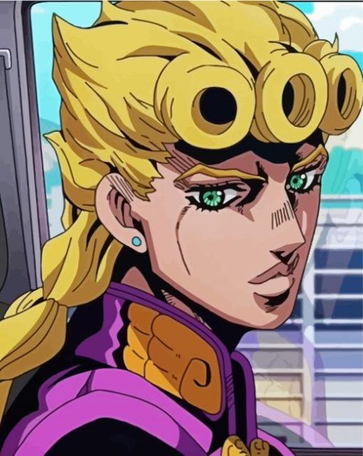 Giorno Giovanna Anime paint by number