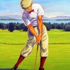 Golf Player paint by number