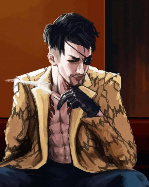 Goro Majima Yakuza Game paint by number