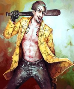 Goro Majima Yakuza paint by number