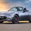 Grey Mazda MX5 paint by numbers