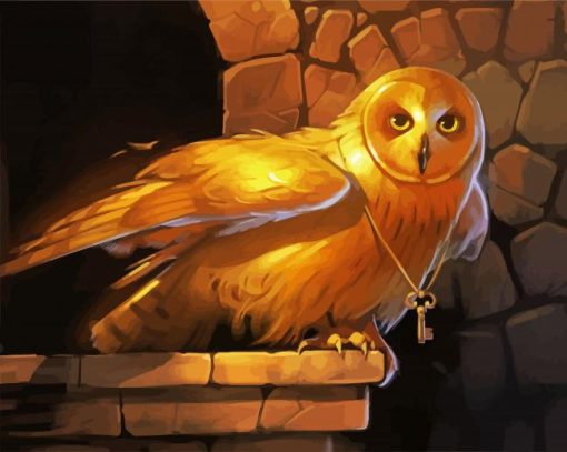 Guardian Owl paint by number