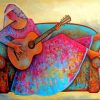 Gypsy Guitarist paint by number