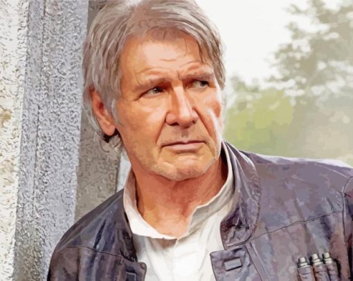 Harrison Ford Movie Character paint by number