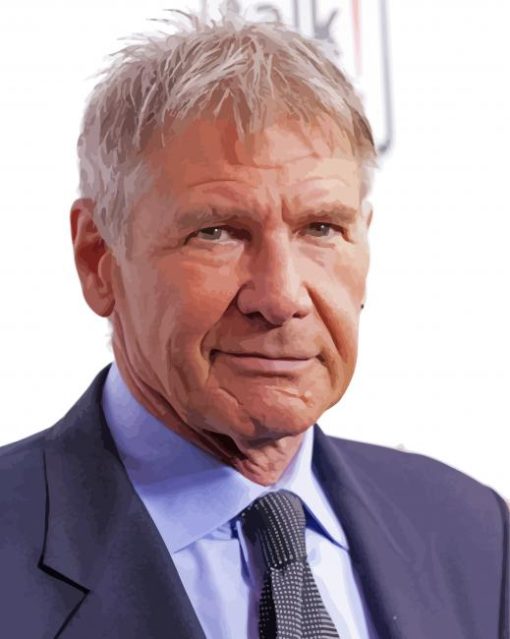 Harrison Ford paint by number