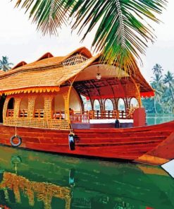 House Boat paint by number