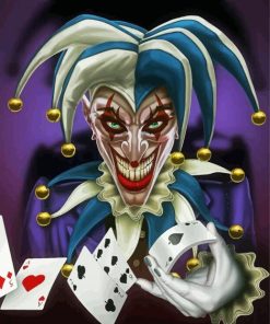 Joker Jester paint by number