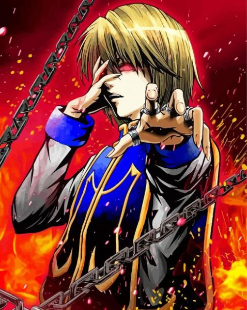 Kurapika Anime paint by numbers