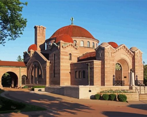 Lakewood Cemetery Minneapolis paint by numbers