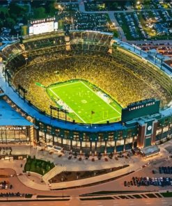 Lambeau Field paint by number