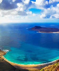 Lanzarote Landscape paint by numbers