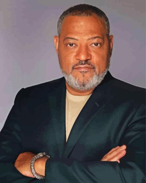 Laurence Fishburne Actor paint by numbers