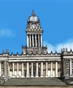 Leeds Town Hall Tours paint by number