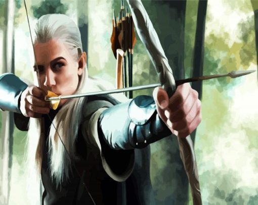 Legolas Elf paint by number