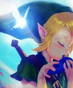 Link Ocarina Of The Time paint by number