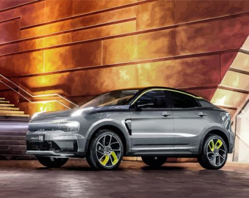 Luxury Lynk Co Car paint by number