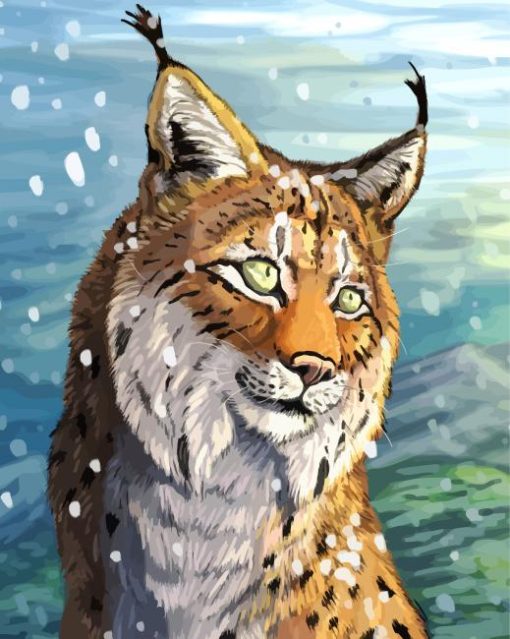 Lynx Cat paint by number