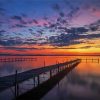 Madison Sunset At Lake Mendota paint by number