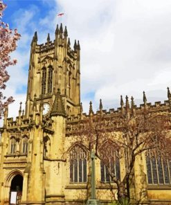 Manchester Cathedral paint by number