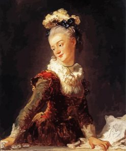 Marie Madeleine Guimard Fragonard paint by number