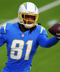 Mike Williams La Chargers paint by number