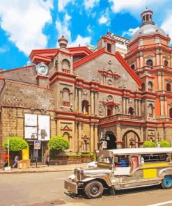 Minor Basilica Shrine Church Manila paint by numbers