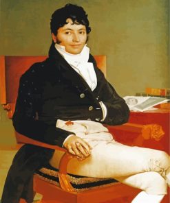 Monsieur Rivier Ingres Art paint by numbers