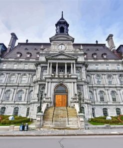 Montreal City Hall Canada paint by numbers