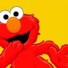 Muppet Elmo Cartoon paint by number