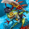 Murloc The Pirate paint by number