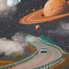 Mystical Space Road paint by number