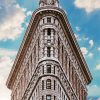 NYC Flatiron Building paint by number