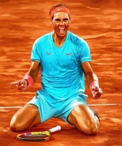 Nadal Professional Tennis Player paint by number