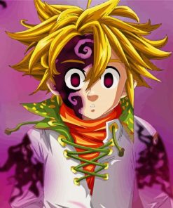 Nanatsu Anime Illustration paint by number