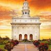 Nauvoo Illinois Temple paint by number