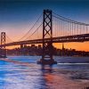 Oakland Bay Bridge California paint by number