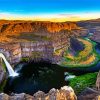 Palouse Falls paint by number