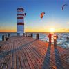 Podersdorf Lighthouse Neusiedl Am See paint by number