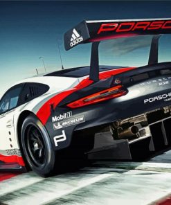 Porsche Sport Car paint by number