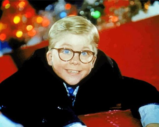 Ralphie From Christmas Story paint by number