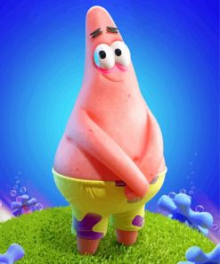 SpongeBob Patrick Star paint by number