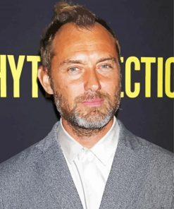 The Actor Jude Law paint by number