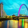 The Clyde Arc Glasgow United Kingdom paint by number