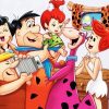 The Flinstones Family Art paint by numbers